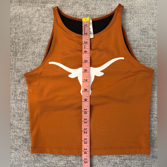 Women's Texas Longhorns Crop Tank Top - Picture 6 of 10